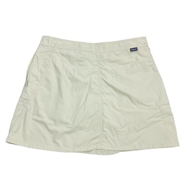 PATAGONIA Solimar A-Line Wrap Skirt Skort Sz 6 - Picture 8 of 8